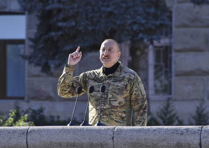 Ο αζέρος πρόεδρος, Ιλχάμ Αλίεφ