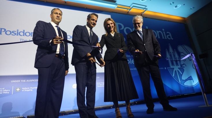 Ο πρωθυπουργός στην τελετή έναρξης της ναυτιλιακής έκθεσης «Ποσειδώνια 2024»
