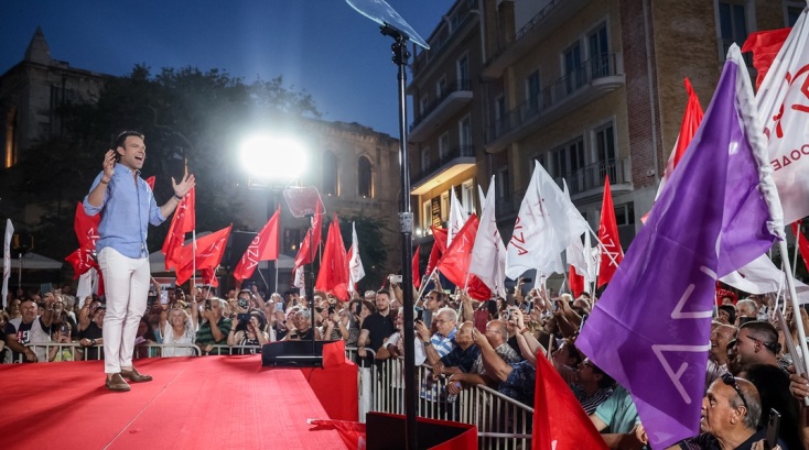 Η ομιλία του προέδρου του ΣΥΡΙΖΑ, Στέφανου Κασσελάκη στην Κρήτη