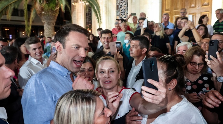 Η ομιλία του προέδρου του ΣΥΡΙΖΑ, Στέφανου Κασσελάκη στην Κρήτη