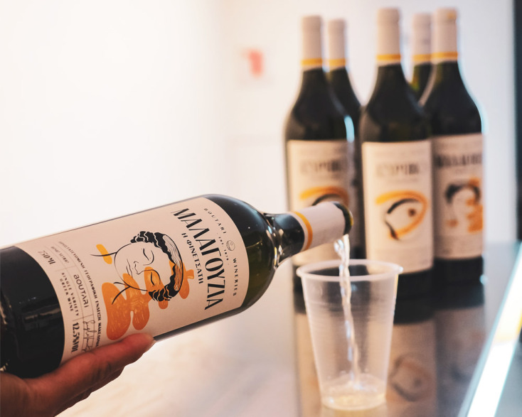 Μαλαγουζιά και Ασύρτικο, των Οινοποιείων Μπουτάρη