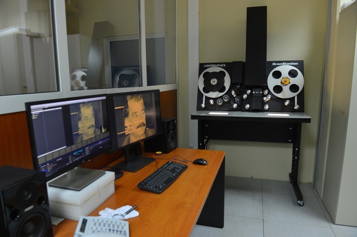 Ο χώρος ψηψιοποίησης και επεξεργασίας φιλμ - Αρχείο της ΕΡΤ