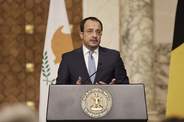 O Κύπριος Πρόεδρος Νίκος Χριστοδουλίδης 