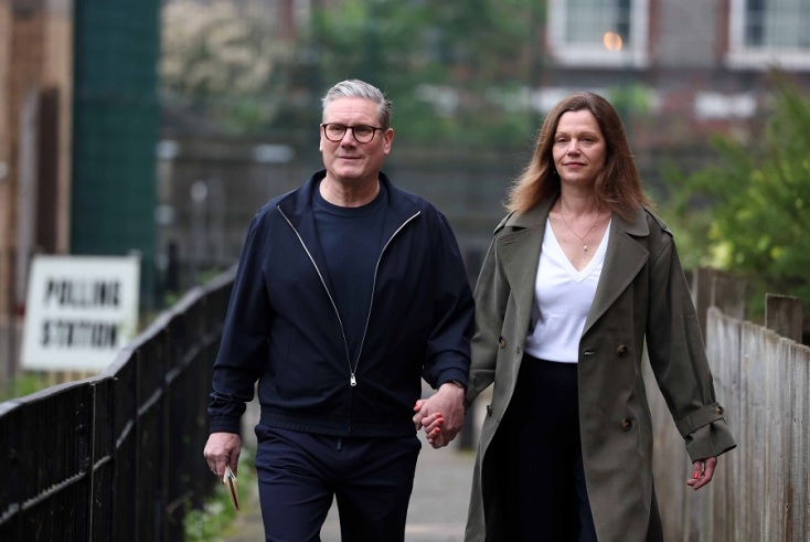 Ο Κιρ Στάρμερ και η σύζυγός του, Βικτόρια Στάρμερ