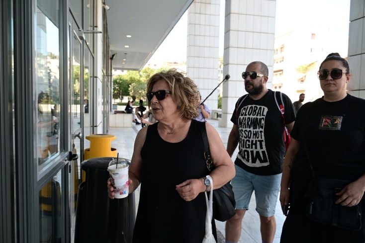 Η Μάγδα Φύσσα στο δικαστήριο 