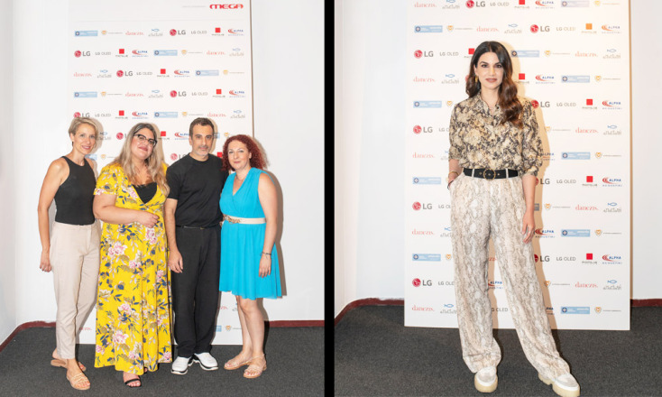 Αριστερά: Σύλβια Παπαβλασοπούλου - Home Appliances Marketing Ast. Manager LG Electronics Hellas, Κλειώ Μπετσάκου-Home Entertainment Marketing Supervisor LG Electronics Hellas, Στέλιος Κουδουνάρης, Τώνια Αθανασέλλη-Corporate & Digital Marketing Manager LG Electronics Hellas. Δεξιά: Γεωργία Γεωργίου