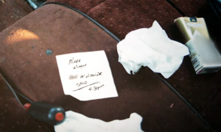 Το εσωτερικό του αυτοκινήτου του Ρότζερ Χάρινγκτον