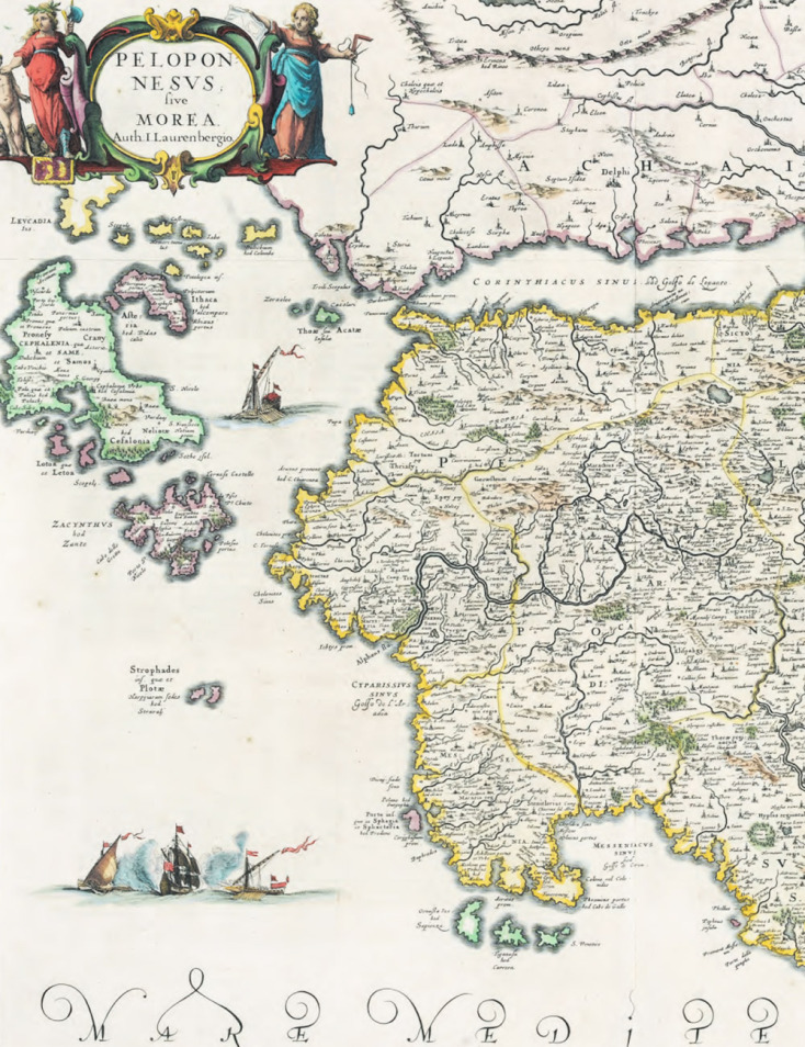 Η Μεσσηνία στους χάρτες