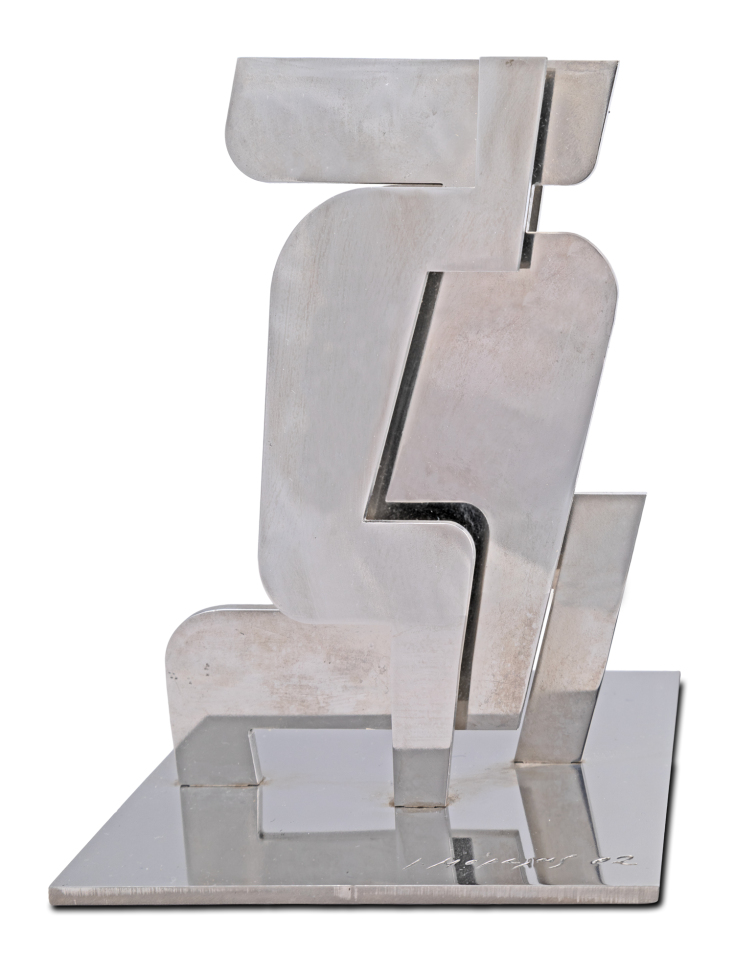 Γιάννης Μόραλης, Ερωτικό, inox, 12,5cm, Εκτίμηση €600-800