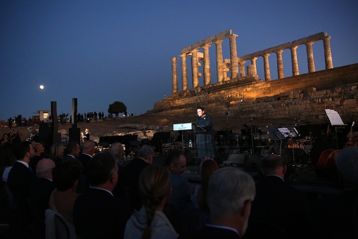 Κυριάκος Μητσοτάκης από το Ναό του Ποσειδώνα: «Οι κολώνες του χθες ας γίνουν τα θεμέλια του αύριο»