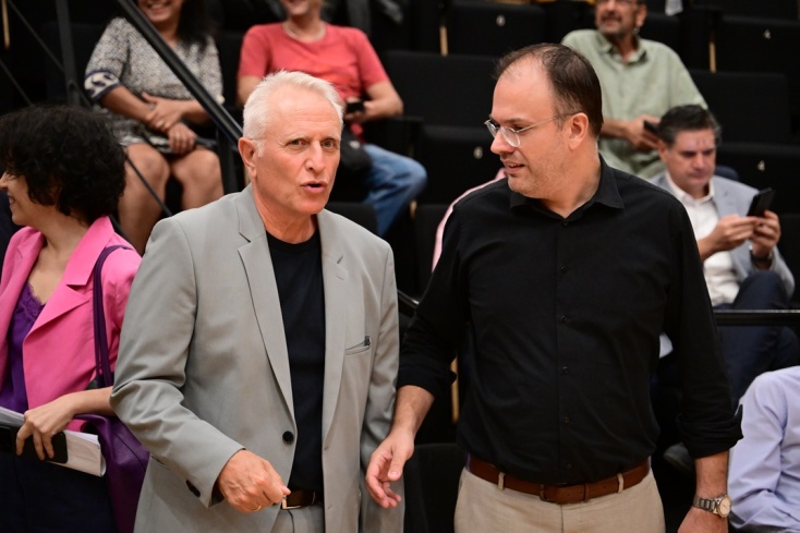 Γιάννης Ραγκούσης και Θανάσης Θεοχαρόπουλος