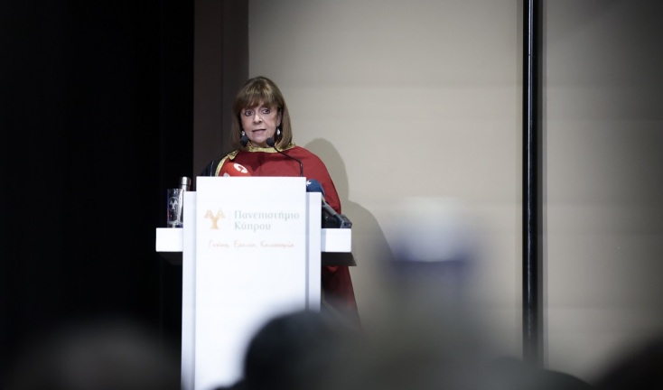 Η Πρόεδρος της Δημοκρατίας, Κατερίνα Σακελλαροπούλου 