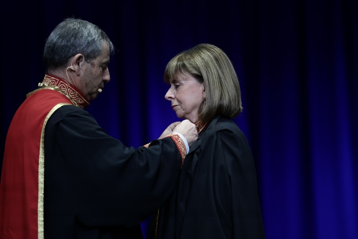 Η Πρόεδρος της Δημοκρατίας, Κατερίνα Σακελλαροπούλου 