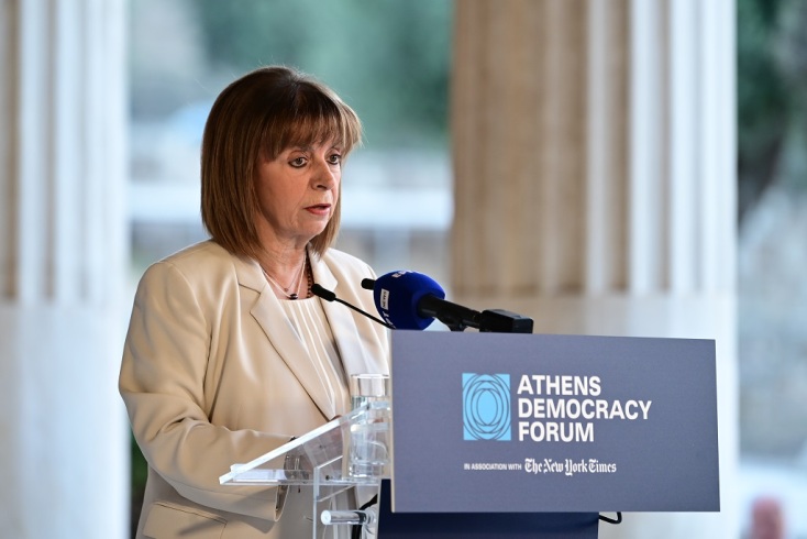 H Πρόεδρος της Δημοκρατίας, Κατερίνα Σακελλαροπούλου