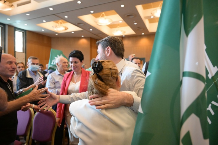 ο Πρόεδρος του ΠΑΣΟΚ-Κινήματος Αλλαγής, Νίκος Ανδρουλάκης