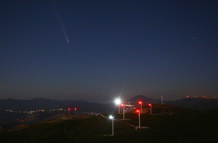 Ο «κομήτης του αιώνα» ορατός στον αττικό ουρανό 