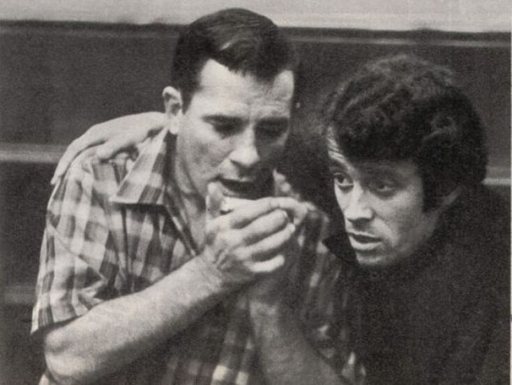 Ο Τζακ Κέρουακ με τον Τζιάν Πιερέτι
