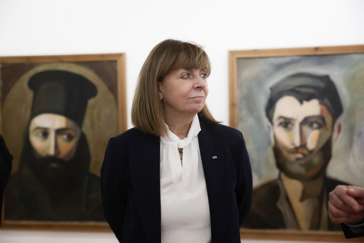 Η Πρόεδρος της Δημοκρατίας Κατερίνα Σακελλαροπούλου 