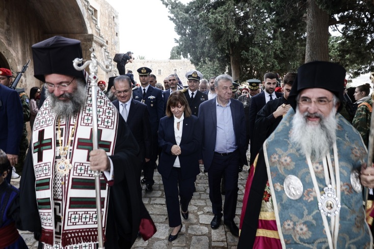 Η Πρόεδρος της Δημοκρατίας Κατερίνα Σακελλαροπούλου 