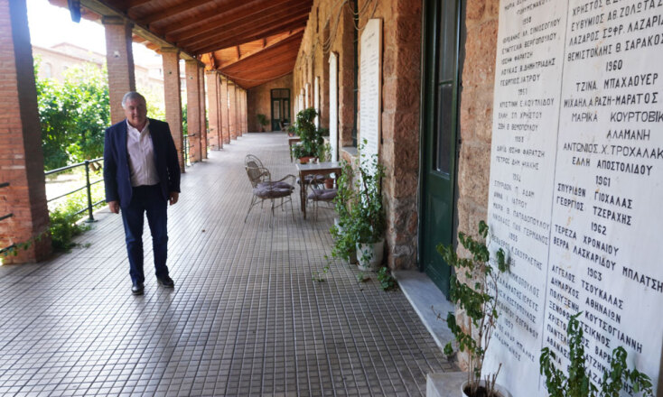 Ο κ. Σολδάτος, διευθυντής του Γηροκομείου Αθηνών