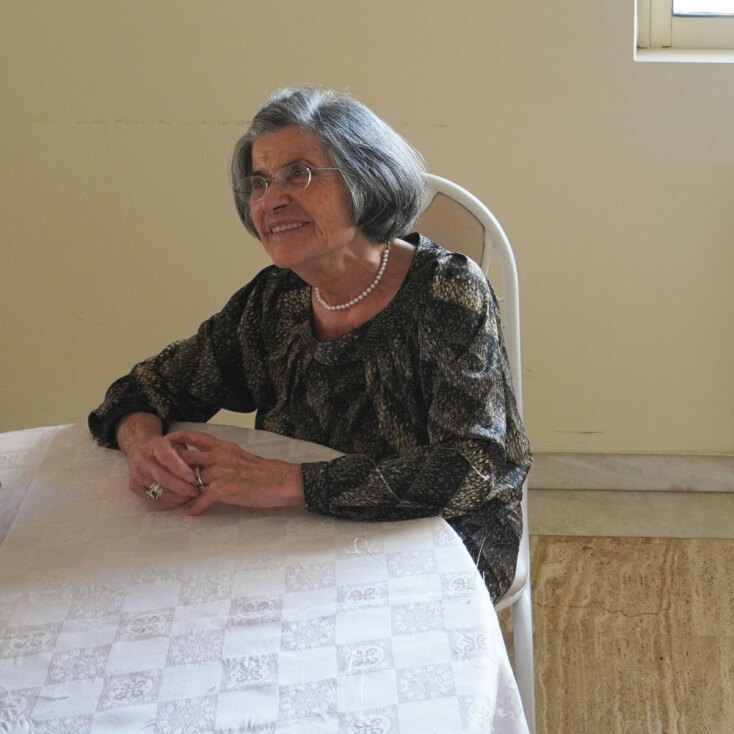 H κ. Πιέρα ζει εδώ και 10 μήνες στο Γηροκομείο Αθηνών