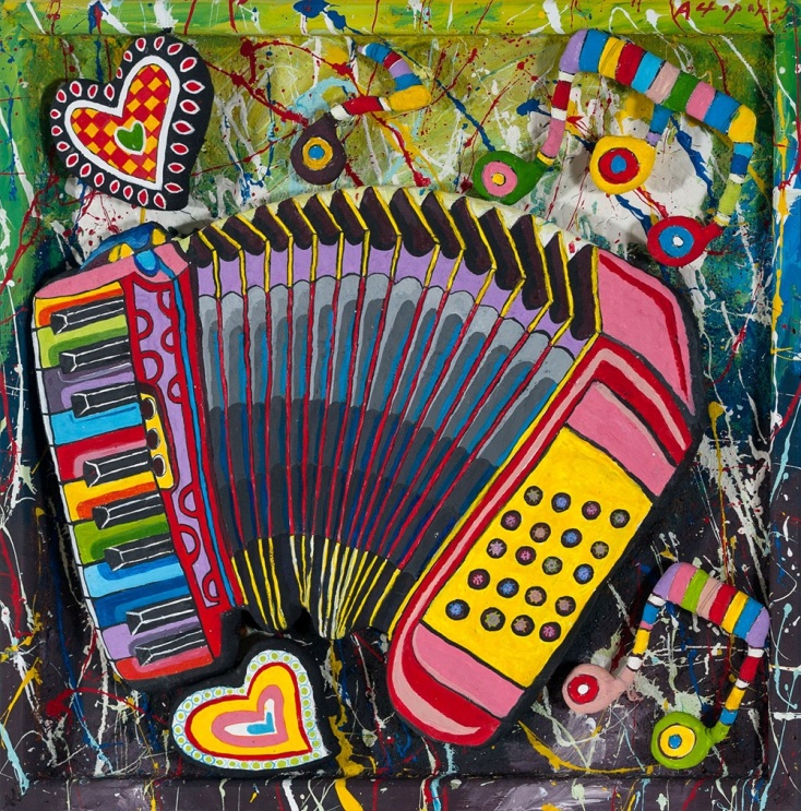 Η Νατάσα Γκάνα και ο Ανδρέας Ψαράκος ζωγραφίζουν τη χαρά της ζωής