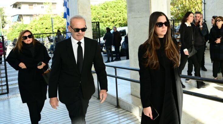 Ο Πέτρος Κωστόπουλος με την κόρη του, ΑΛεξάνδρα