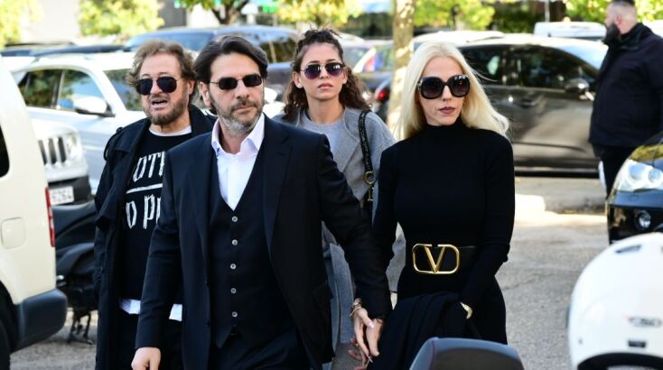 Ο Κωνσταντής Σπυρόπουλος και η σύζυγός του, Ελμίνα Κοπελούζου