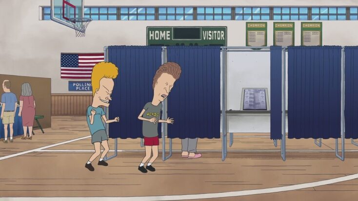 Ο Beavis και ο Butt-Head πανε να ψηφισουν