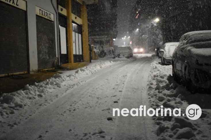 Χιόνια στη Φλώρινα