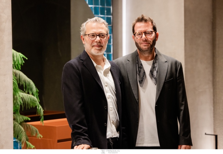 Από αριστερά προς τα δεξιά: Αλέξανδρος και Φίλιππος Βαρβέρης   