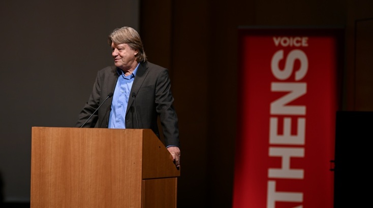 Forum Athens Voice: Ο χαιρετισμός του εκδότη Φώτη Γεωργελέ