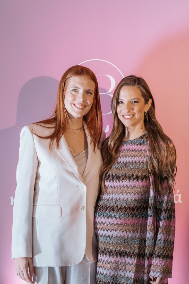 Κατερίνα Γεωργακούλα, μαία, Διευθύνουσα Σύμβουλος και η Εριέττα Κούρκουλου Λάτση, συν-ιδρύτριες του The Birth Center