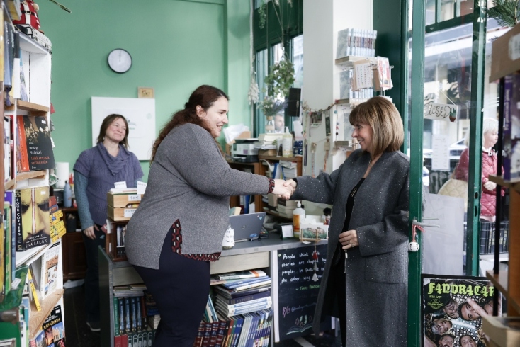 H ΠτΔ Κατερίνα Σακελλαροπούλου στο Book Garden 