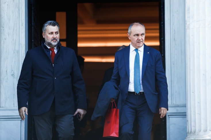 Συνάντηση βουλευτών της ΝΔ με τον Κυριάκο Μητσοτάκη