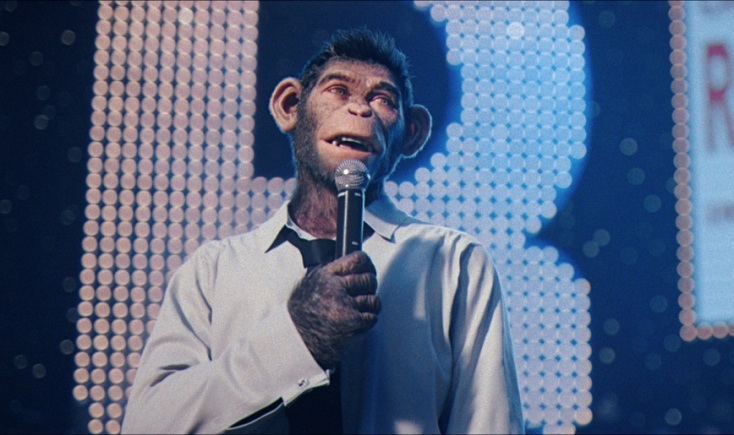 μαιμου κραταει μικροφωνο