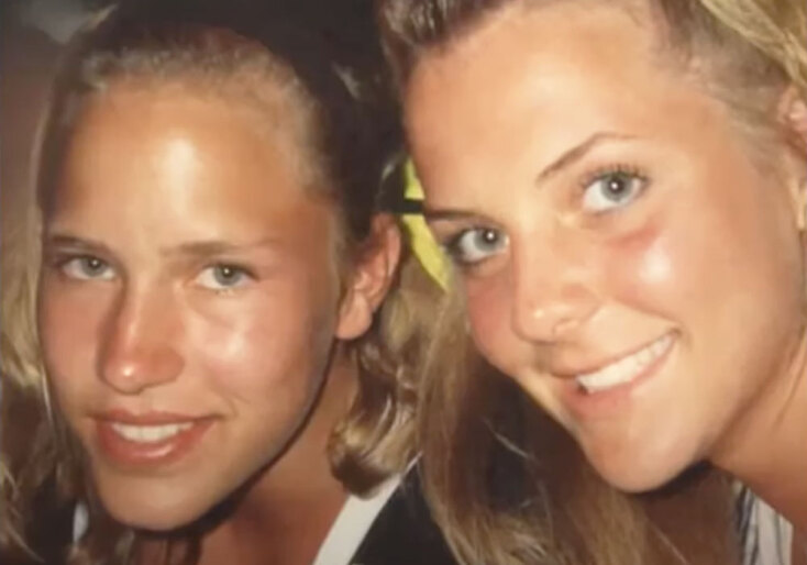 Η Τρίσια Τάιντ, 16 ετών και η Λίνε Τάιντι, 20 ετών