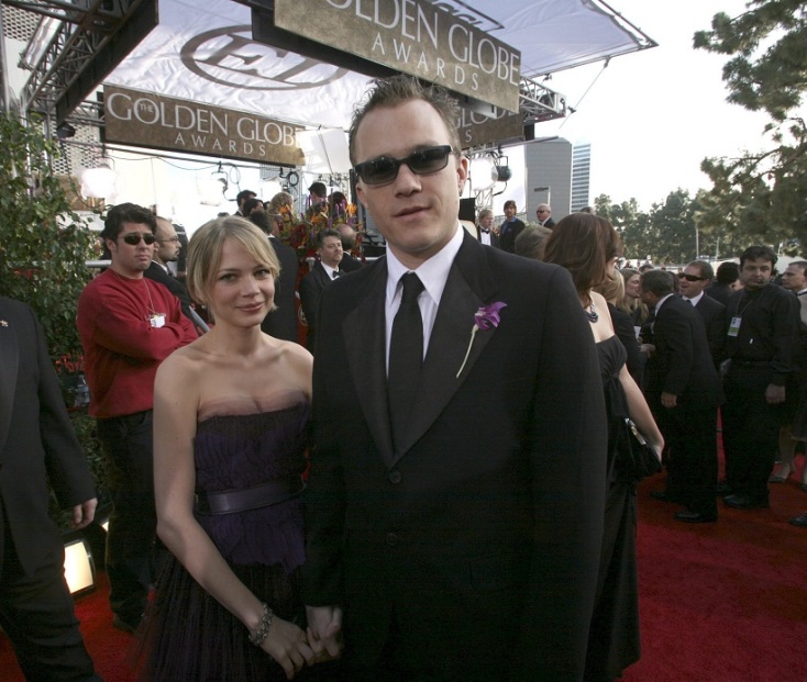  O Χιθ Λέτζερ με την Μισέλ Γουίλιαμς 