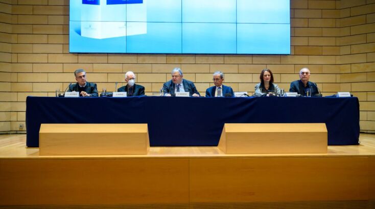 Στιγμιότυπο από την εκδήλωση «Η πολυεπίπεδη προστασία των ανθρωπίνων δικαιωμάτων και η επίμονη σημασία του εθνικού Συντάγματος»