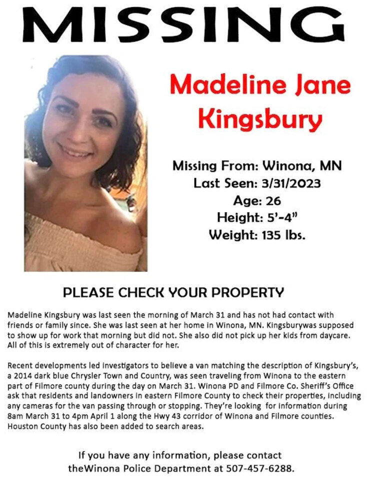 Η δημοσίευση της αστυνομίας για την εξαφάνιση της Μαντλίν