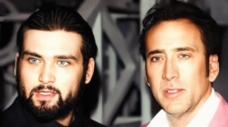 Ο Ουέστον Κέιτζ με τον πατέρα του, Νίκολας Κέιτζ