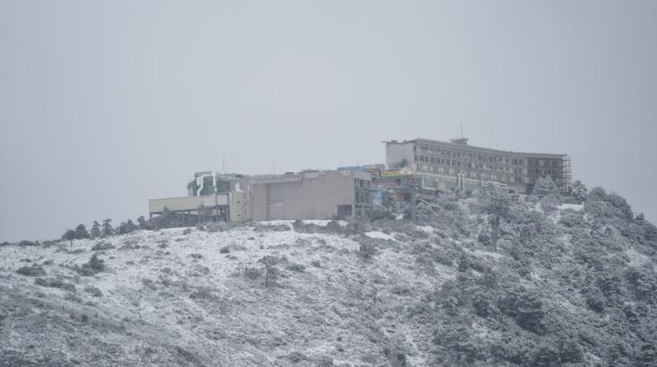 Κακοκαιρία Coral, Πάρνηθα 