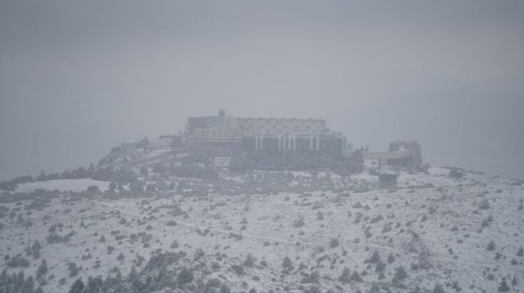 Κακοκαιρία Coral, Πάρνηθα 