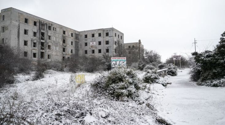 Κακοκαιρία Coral, Πάρνηθα 