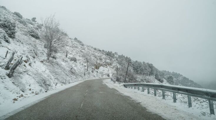 Κακοκαιρία Coral, Πάρνηθα 