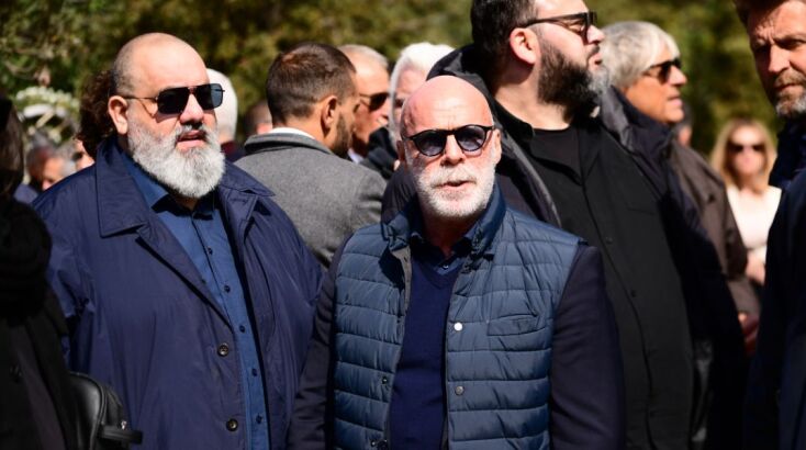 Εικόνες από την κηδεία του Αλέξη Κούγια