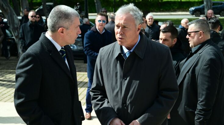 Εικόνες από την κηδεία του Αλέξη Κούγια