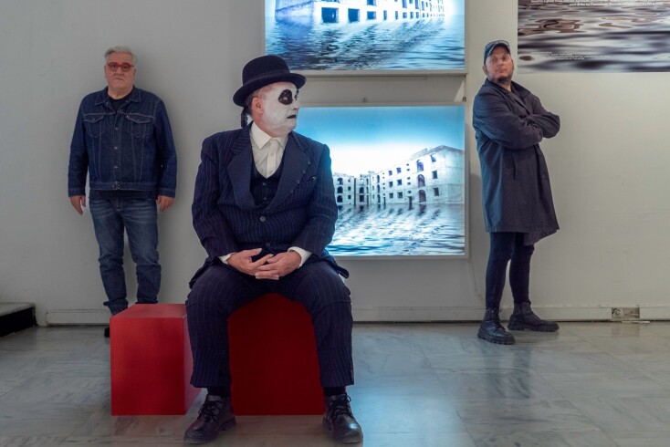 Στα γυρίσματα του ντοκιμαντέρ Alone With the Moon: The Tiger Lillies Live @ Olympion Theatre SKG