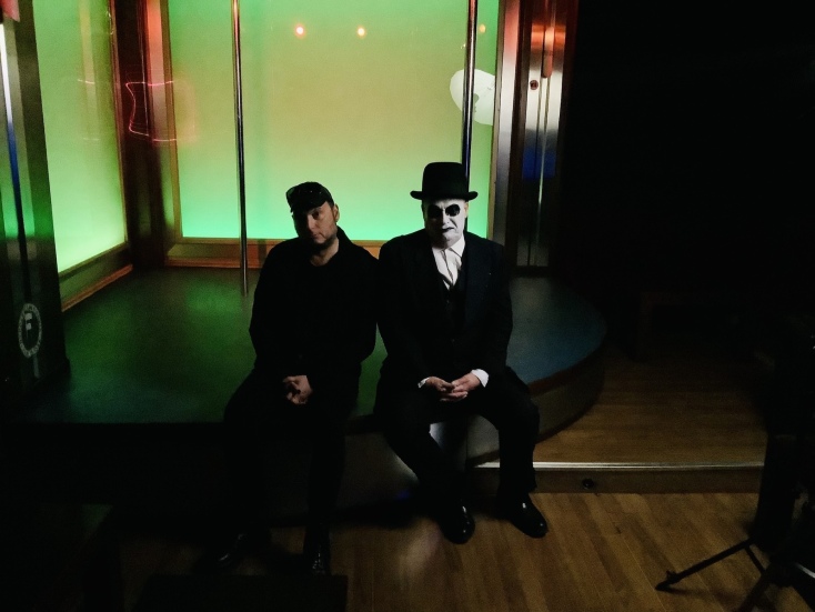 Ο σκηνοθέτης Γρηγόρης Αποστολόπουλος και ο Martyn Jacques των Tiger Lillies