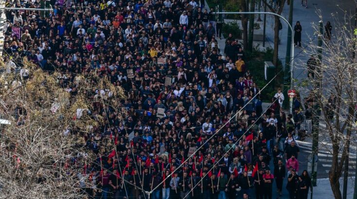 Στους δρόμους μαθητές, φοιτητές και εκπαιδευτικοί στην Αθήνα